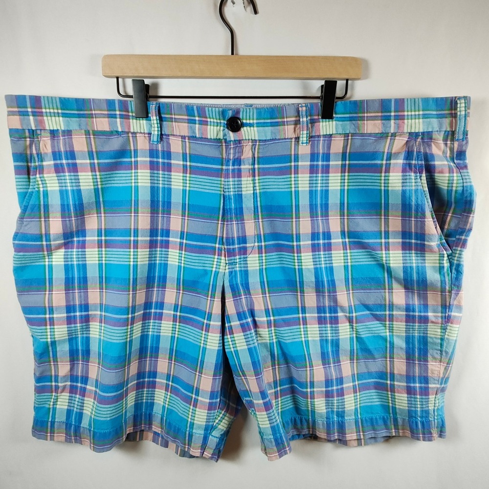 Tommy Hilfiger Chino Shorts Men's 48R Plaid – Classic Fit